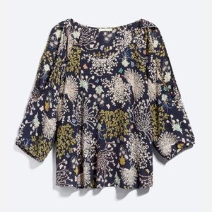 Floral Cold-Shoulder Top, Size 2x